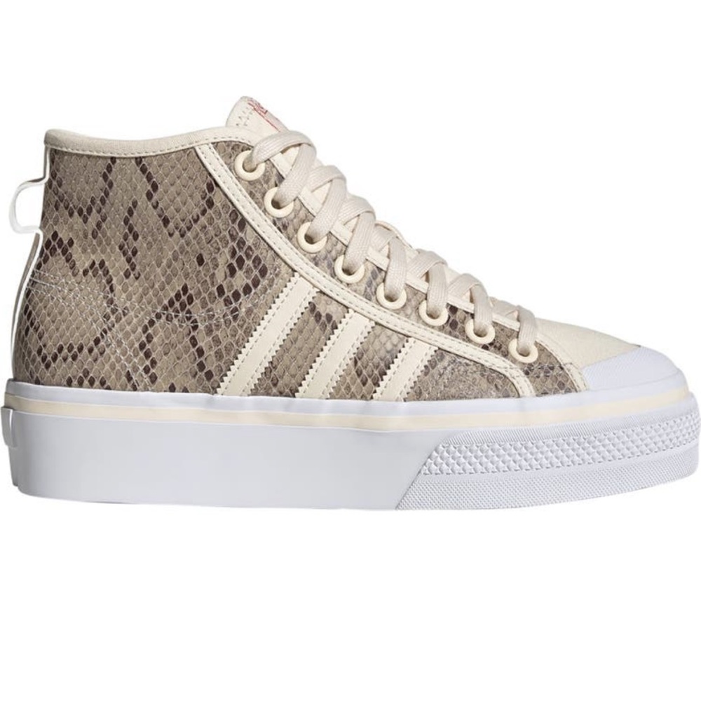 SOLD Rare Adidas Nizza Mid Platform Hightop Snakeskin Sneaker